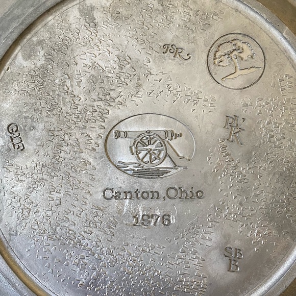 Set of 5 Collectible Pewter Plates - The Great American Revolution of 1776 - Picture 15 of 15